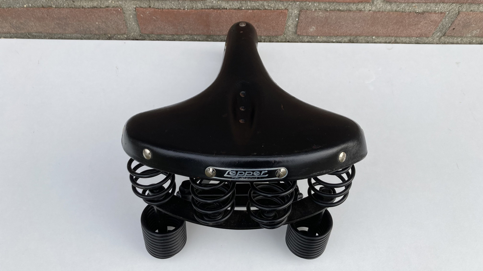 Luxe Lepper Primus heren fietszadel.